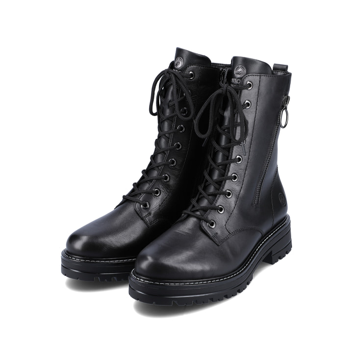 Remonte Artikelnummer D2281-01 remonte Damen Schnürstiefel mitternachtsschwarz