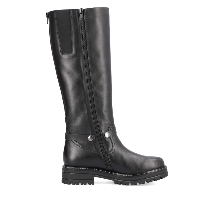 Remonte Artikelnummer D2282-01 Remonte Damen Hochschaftstiefel Tiefschwarz