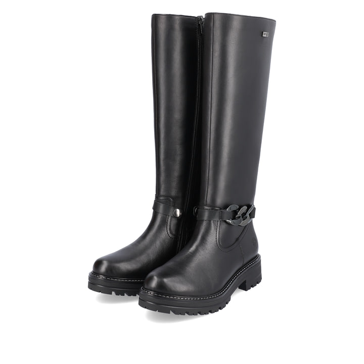 Remonte Artikelnummer D2282-01 remonte Damen Hochschaftstiefel tiefschwarz