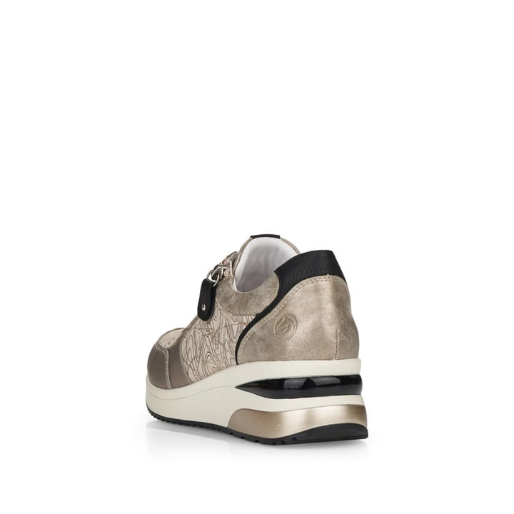 Remonte Artikelnummer D2400-60 Remonte Damen Sneaker Hellbeige-metallic