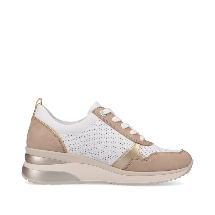 Remonte Artikelnummer D2409-81 Remonte Damen Sneaker Reinweiß-vanillebeige