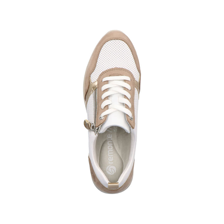 Remonte Artikelnummer D2409-81 Remonte Damen Sneaker Reinweiß-vanillebeige