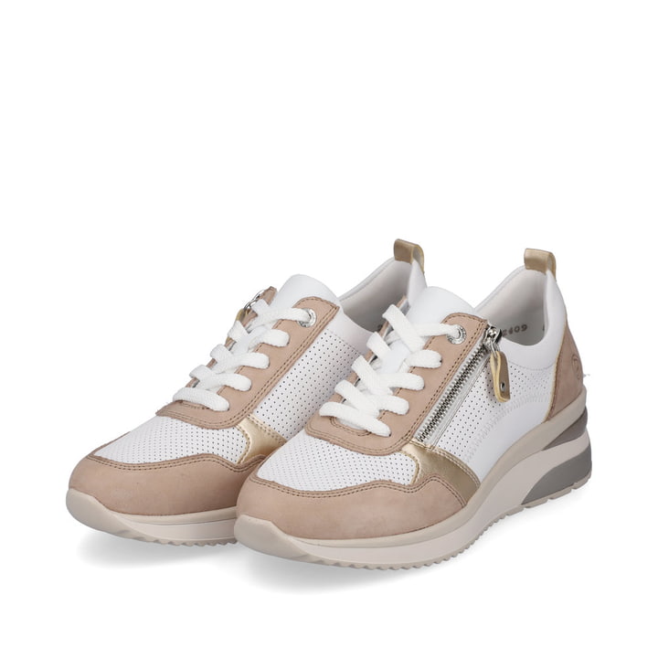Remonte Artikelnummer D2409-81 remonte Damen Sneaker reinweiß-vanillebeige