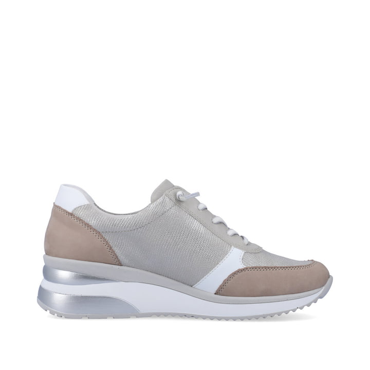 Remonte Artikelnummer D2410-40 Remonte Damen Sneaker Platingrau-sandbeige