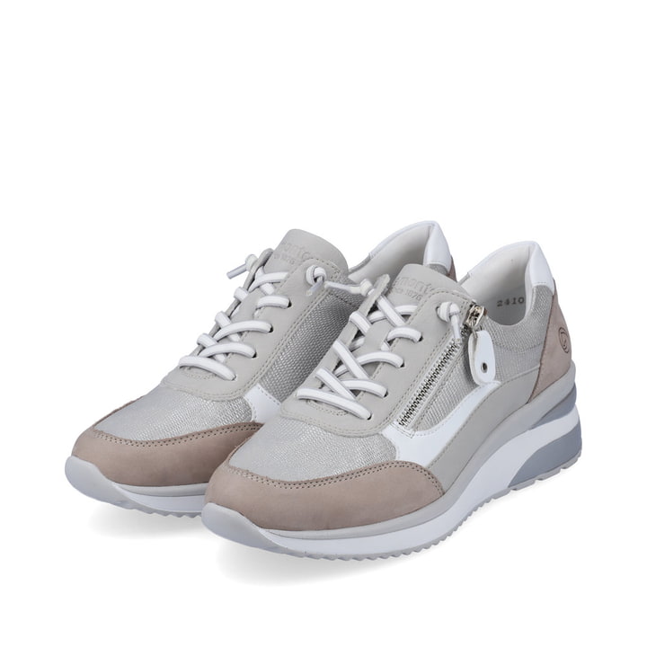 Remonte Artikelnummer D2410-40 remonte Damen Sneaker platingrau-sandbeige