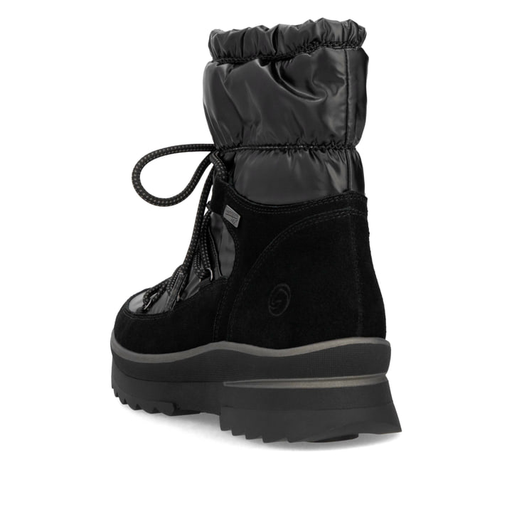Remonte Artikelnummer D2B70-02 Remonte Damen Schnürstiefel Asphaltschwarz