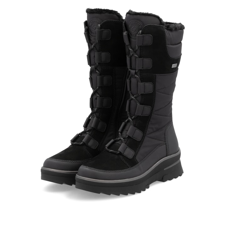 Remonte Artikelnummer D2B71-02 remonte Damen Hochschaftstiefel asphaltschwarz