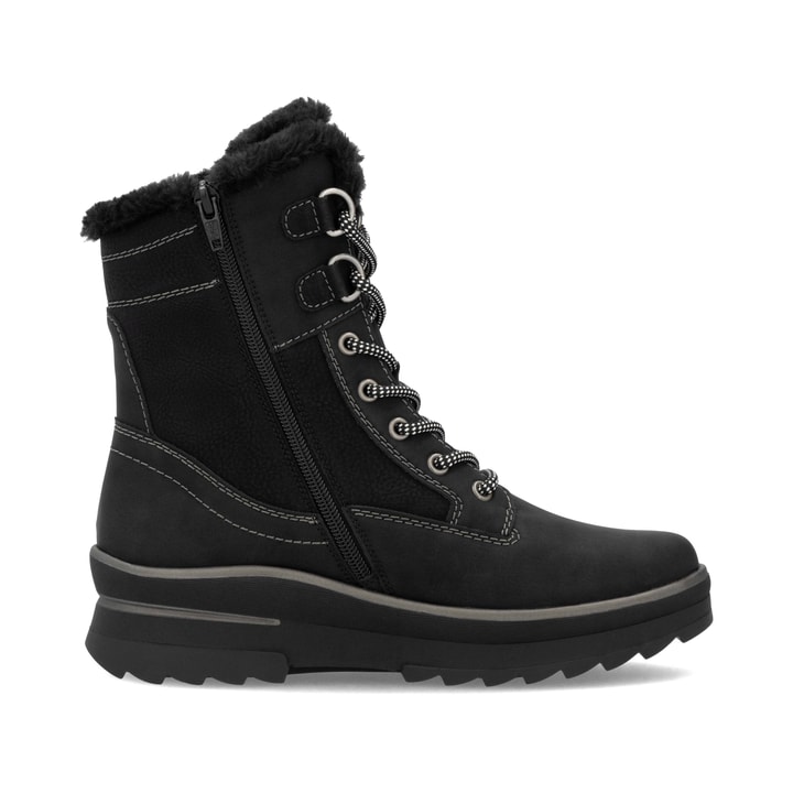 Remonte Artikelnummer D2B73-02 Remonte Damen Schnürstiefel Nachtschwarz