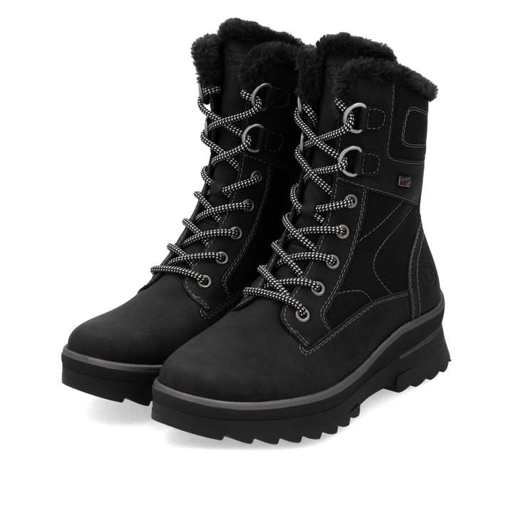 Remonte Artikelnummer D2B73-02 remonte Damen Schnürstiefel nachtschwarz