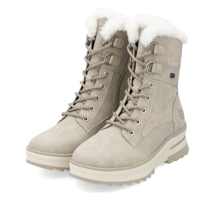 Remonte Artikelnummer D2B73-40 remonte Damen Schnürstiefel hellbeige