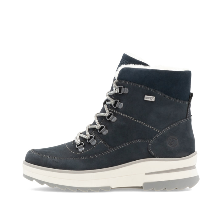 Remonte Artikelnummer D2B74-14 remonte Damen Schnürstiefel stahlblau