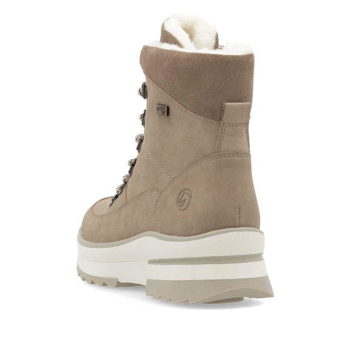 Remonte Artikelnummer D2B74-20 Remonte Damen Schnürstiefel Sandbeige