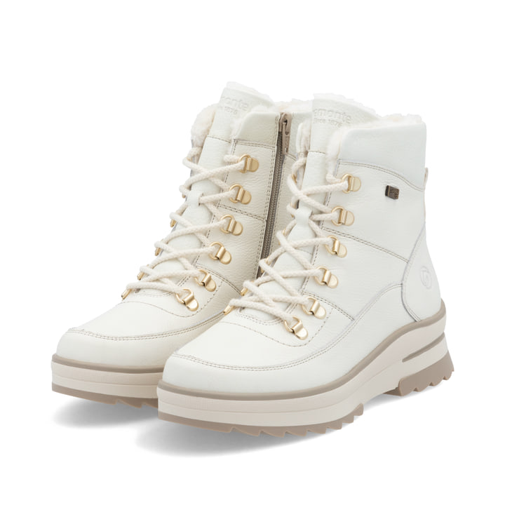 Remonte Artikelnummer D2B74-80 remonte Damen Schnürstiefel reinweiß