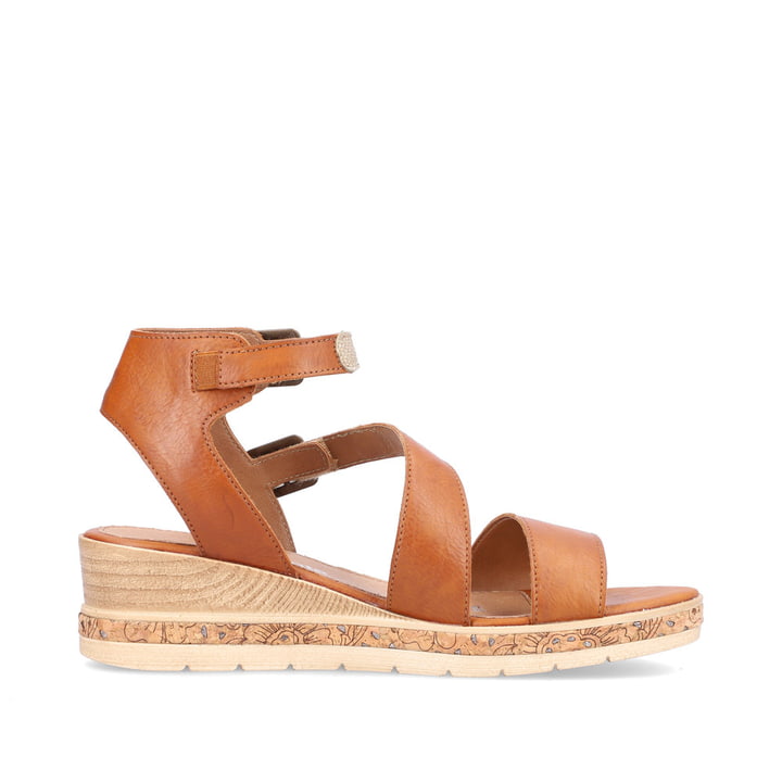 Remonte Artikelnummer D3052-24 Remonte Damen Keilsandaletten Nougatbraun