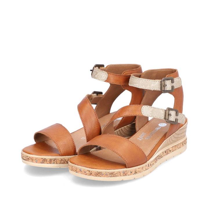 Remonte Artikelnummer D3052-24 remonte Damen Keilsandaletten nougatbraun