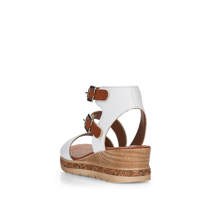 Remonte Artikelnummer D3052-80 Remonte Damen Keilsandaletten Edelweiß-schokobraun