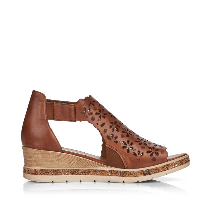 Remonte Artikelnummer D3056-24 Remonte Damen Keilsandaletten Nussbraun