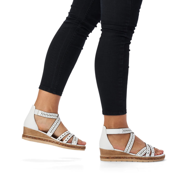 Remonte Artikelnummer D3061-80 Remonte Damen Keilsandaletten Altweiß