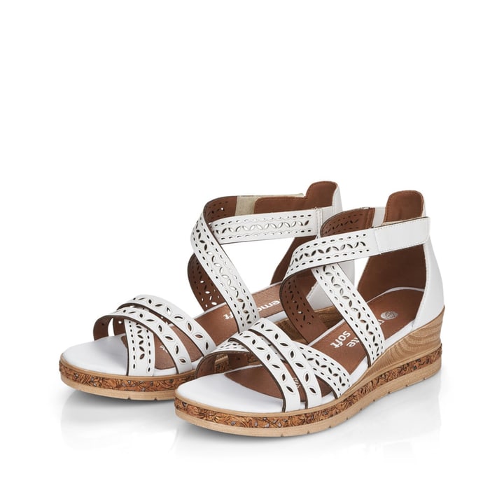 Remonte Artikelnummer D3061-80 remonte Damen Keilsandaletten altweiß