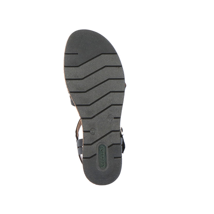 Remonte Artikelnummer D3063-00 Remonte Damen Keilsandaletten Asphaltschwarz