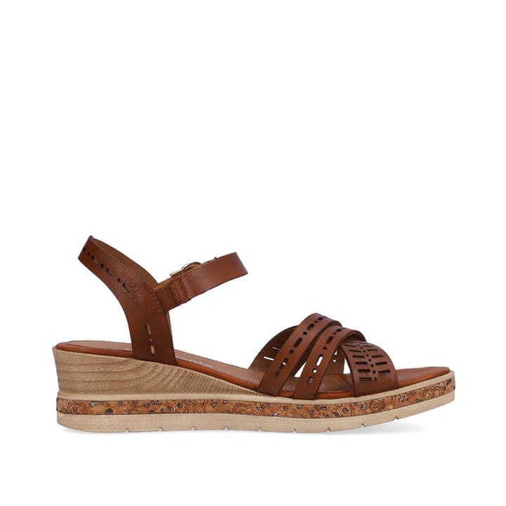 Remonte Artikelnummer D3063-24 Remonte Damen Keilsandaletten Nussbraun