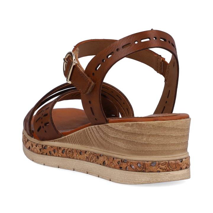 Remonte Artikelnummer D3063-24 Remonte Damen Keilsandaletten Nussbraun