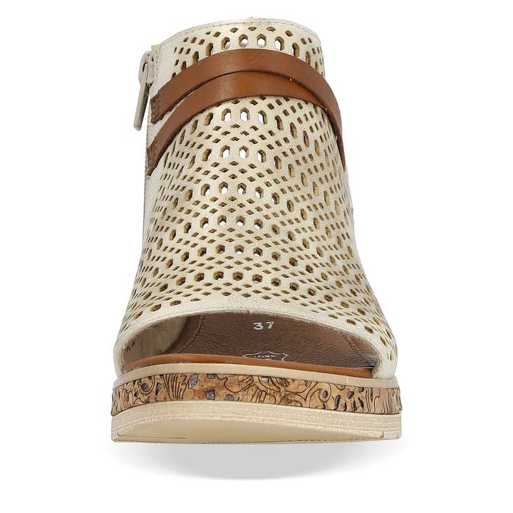 Remonte Artikelnummer D3075-60 Remonte Damen Keilsandaletten Cremebeige