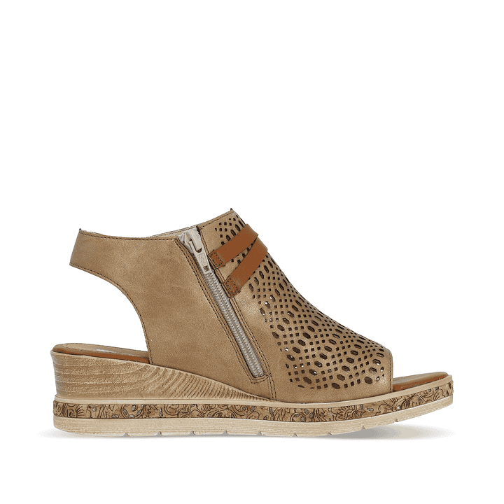 Remonte Artikelnummer D3075-90 Remonte Damen Keilsandaletten Bronze