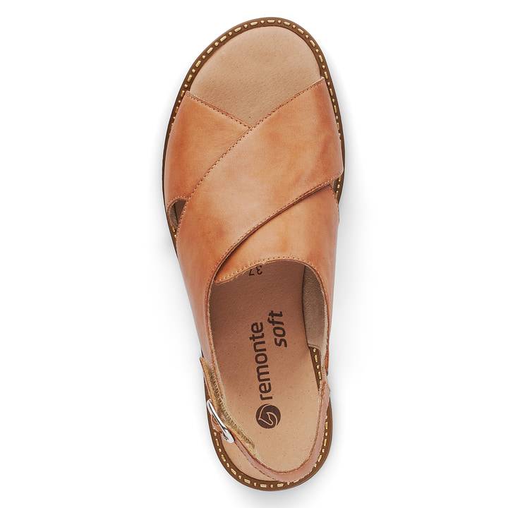 Remonte Artikelnummer D3650-24 Remonte Damen Riemchensandalen Karamellbraun
