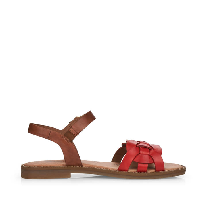 Remonte Artikelnummer D3666-33 Remonte Damen Riemchensandalen Feuerrot-nussbraun