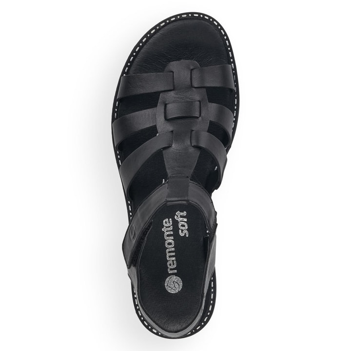 Remonte Artikelnummer D3668-00 Remonte Damen Riemchensandalen Tiefschwarz