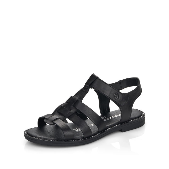 Remonte Artikelnummer D3668-00 Remonte Damen Riemchensandalen Tiefschwarz