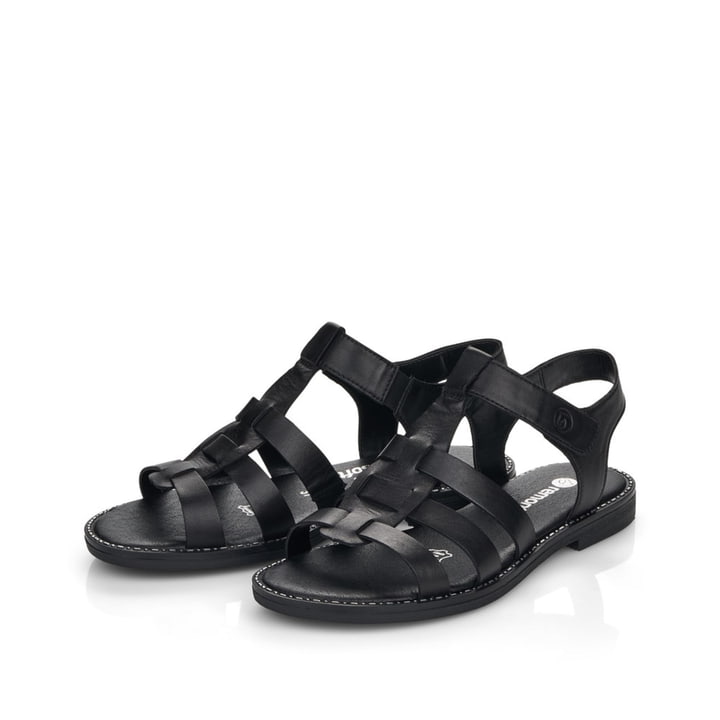 Remonte Artikelnummer D3668-00 remonte Damen Riemchensandalen tiefschwarz