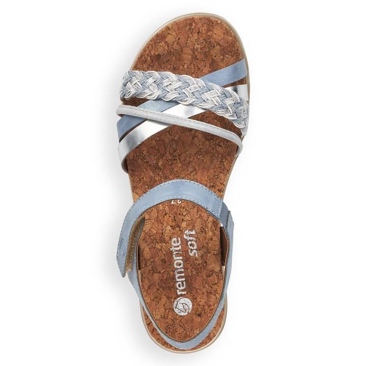 Remonte Artikelnummer D4064-12 Remonte Damen Riemchensandalen Himmelblau