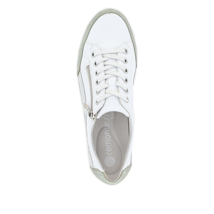 Remonte Artikelnummer D5826-80 Remonte Damen Sneaker Reinweiß-khakigrün