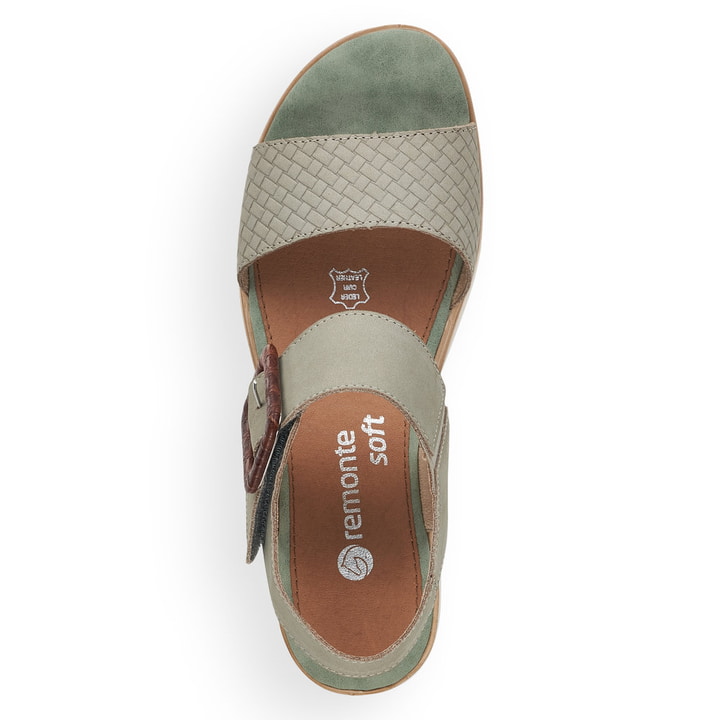 Remonte Artikelnummer D6453-52 Remonte Damen Keilsandaletten Mintgrün