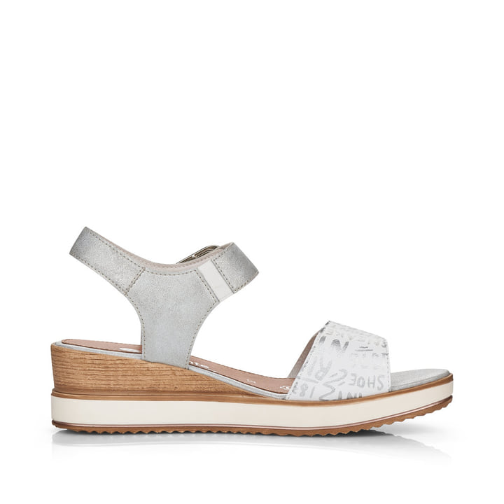 Remonte Artikelnummer D6455-90 Remonte Damen Keilsandaletten Silber-metallic