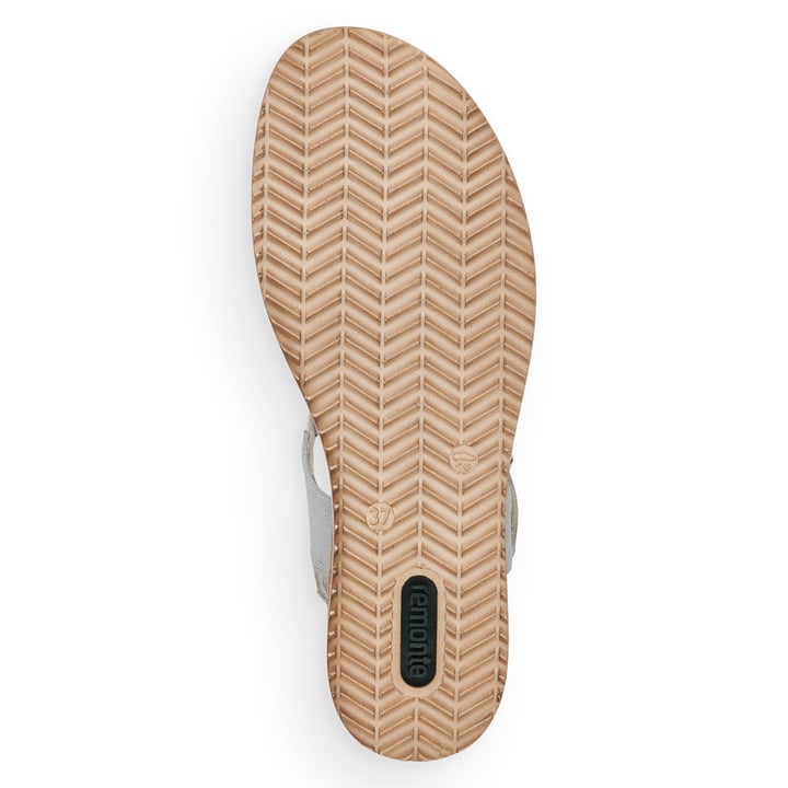 Remonte Artikelnummer D6455-90 Remonte Damen Keilsandaletten Silber-metallic