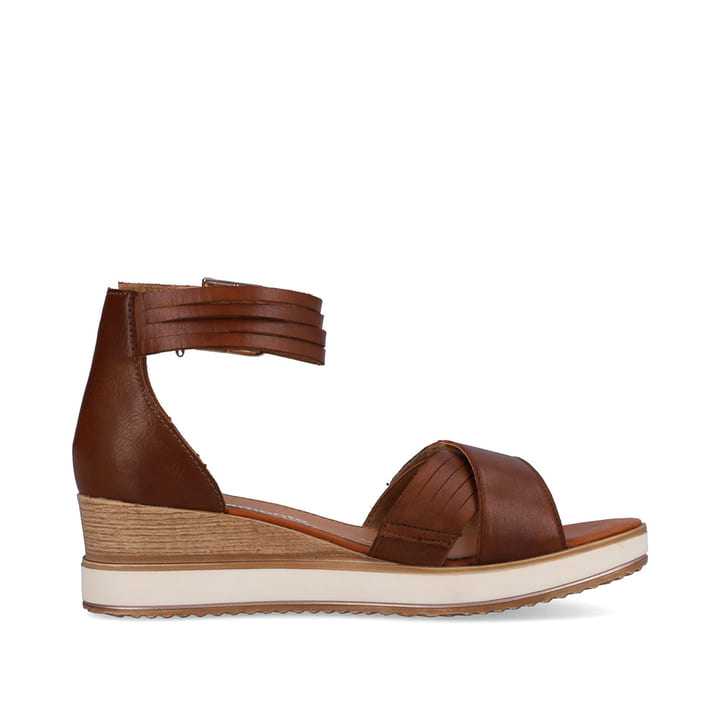 Remonte Artikelnummer D6458-24 Remonte Damen Keilsandaletten Schokobraun
