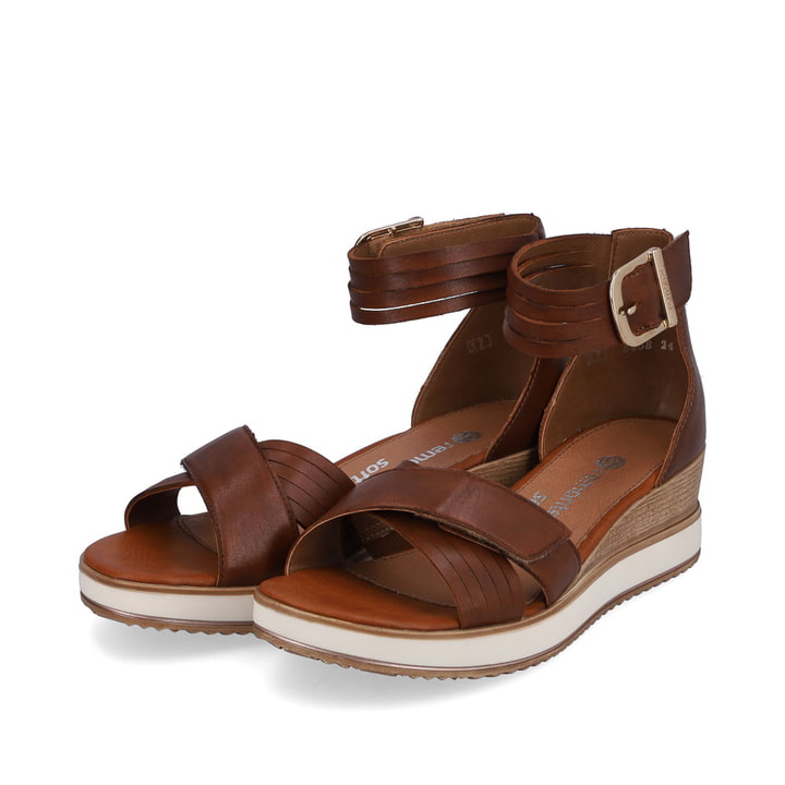Remonte Artikelnummer D6458-24 remonte Damen Keilsandaletten schokobraun