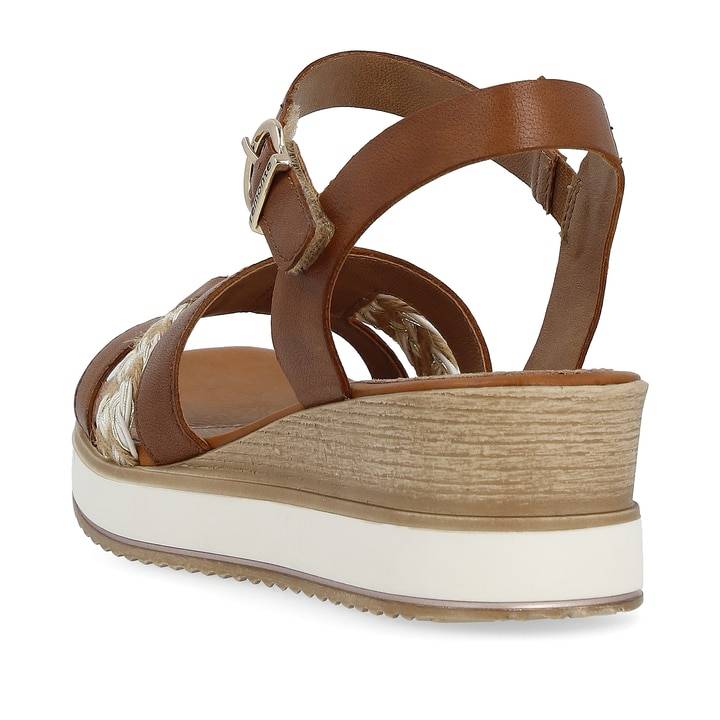 Remonte Artikelnummer D6461-24 Remonte Damen Keilsandaletten Nussbraun