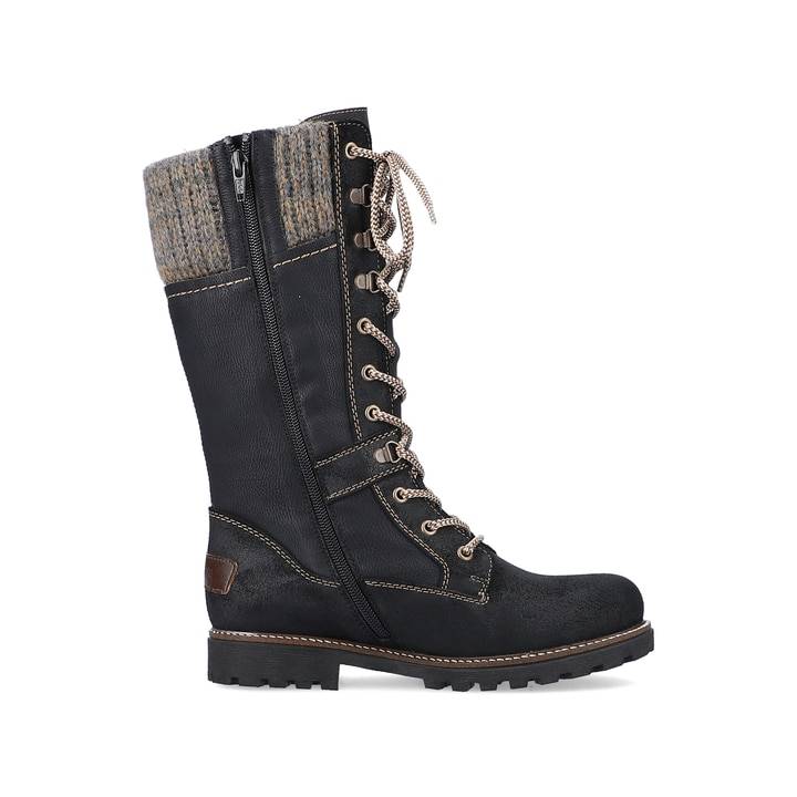 Remonte Artikelnummer D7477-02 Remonte Damen Schnürstiefel Nachtschwarz