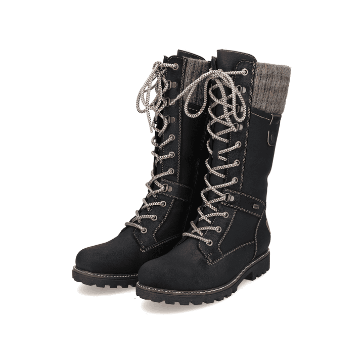 Remonte Artikelnummer D7477-02 remonte Damen Schnürstiefel nachtschwarz