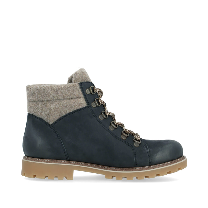 Remonte Artikelnummer D7478-14 Remonte Damen Schnürstiefel Dunkelblau-schwarz