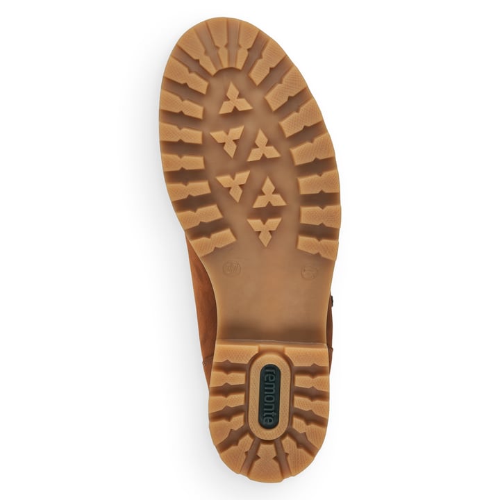 Remonte Artikelnummer D7478-22 Remonte Damen Schnürstiefel Nougatbraun-graubeige