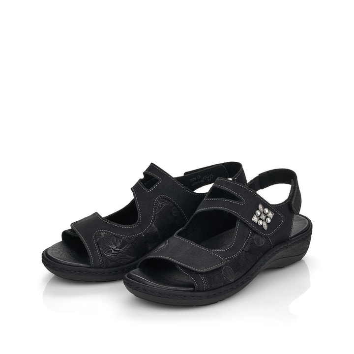 Remonte Artikelnummer D7647-01 remonte Damen Riemchensandalen tiefschwarz