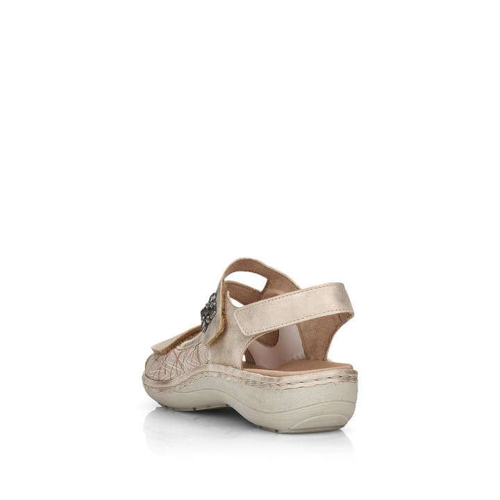 Remonte Artikelnummer D7647-94 Remonte Damen Riemchensandalen Hellbeige-metallic