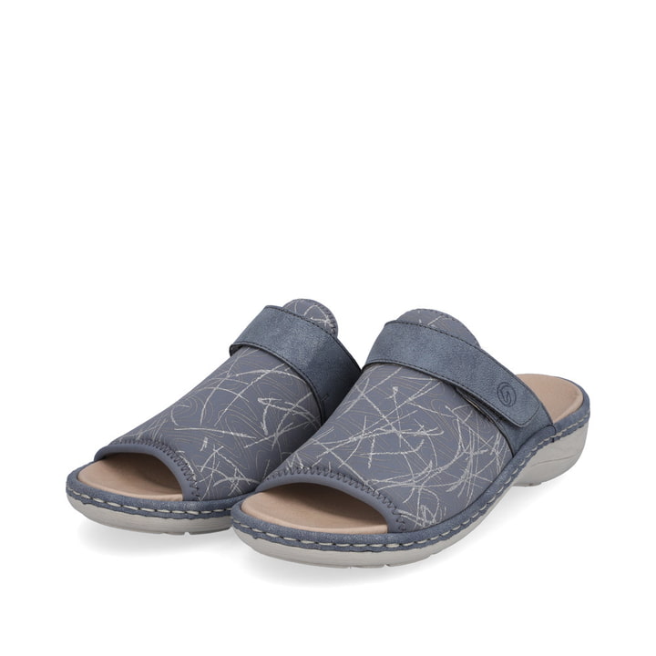 Remonte Artikelnummer D7664-10 remonte Damen Pantoletten blaugrau