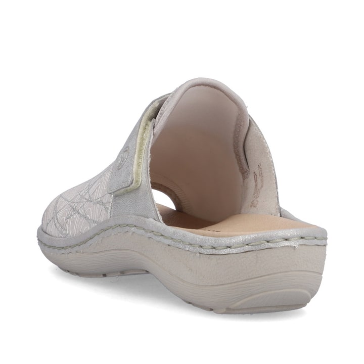 Remonte Artikelnummer D7664-40 Remonte Damen Pantoletten Silber-grau