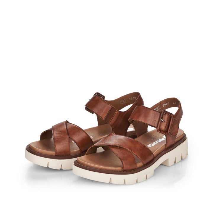 Remonte Artikelnummer D7950-24 remonte Damen Riemchensandalen schokobraun
